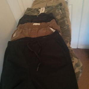 Lot of men's medium or boys 16 yrs pants elastic
